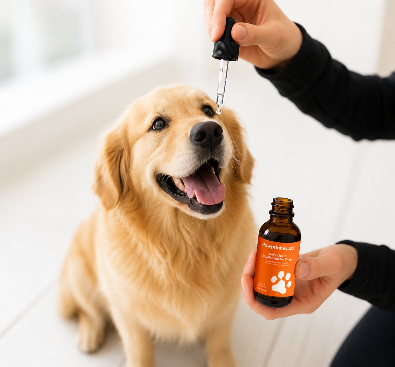 Daily Liquid Multivitamin Supplement for Dogs – Immune, Skin & Overall Health Support